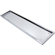 MidasTech Krom Plakalık Yazısız 53X12CM 1 Adet Nemere