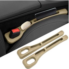 MidasTech Araç Koltuğu Boşluk Doldurucu ve Düzenleyici Organizer 2'li Bej Nemere