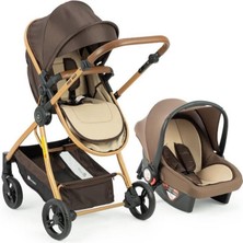Turhan Bebe Pro Max Travel Sistem Çift Yönlü Bebek Arabası + Sallanır Taşıma Puset