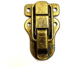 Sandık, Kutu Klipsi, Ön Kilidi - 48X30MM, Antik, 100 Adet Midastech