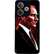 BG AKSESUAR Oppo A5 Pro Uyumlu Mustafa Kemal Ataturk Tasarımlı Glossy Premium Kılıf