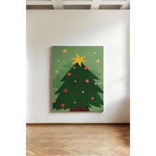 Kanvaspera Noel Christmas Yılbaşı - Kanvas Tablo - 2026 Yeni Yıl, Grinch, Süs Topları, Ev Dekorasyonu Duvar Tablosu