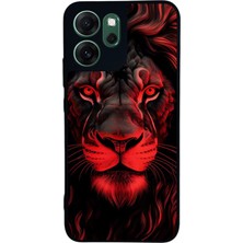BG AKSESUAR Oppo Reno 14F Uyumlu Aslan Tasarımlı Glossy Premium Kılıf