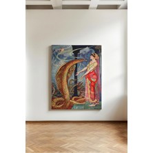 Kanvaspera Kobra Dansı - Kanvas Tablo - Hint Efsaneleri ve Yılan Temalı Duvar Dekorasyonu