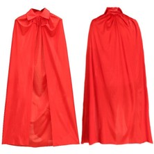 Kırmızı Renk Yakalı Pelerin 120 cm Midastech