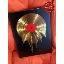 Kanvaspera Eriyen Altın Müzik Diski - Kanvas Tablo