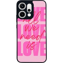 BG AKSESUAR Oppo Reno 14 Uyumlu Love Tasarımlı Glossy Premium Kılıf
