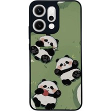 BG AKSESUAR Oppo Reno 14 Uyumlu Panda Tasarımlı Glossy Premium Kılıf