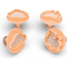 Güzelyüz Avm 4’lü Cupcake Model Basmalı Şeker Hamuru Kesici Kurabiye Kalıbı