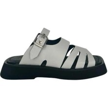 Kemal Tanca 862 M-608 Kadın Hakiki Deri Sandalet