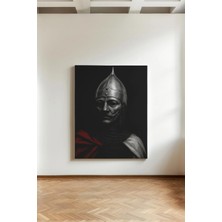 Kanvaspera Zırhlı Yiğit - Kanvas Tablo - Orta Çağ, Tarihsel ve Destansı Sanat Temalı Duvar Dekorasyonu