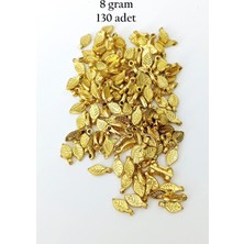 MidasTech Oya Abiye Bileklik Kolye Pleksi Metalik Plastik Pul Altın Renk 8 Gram 130 Adet - BNC475 Nemere