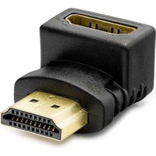 Hdmı To Hdmı F Çevirici L Tip Siyah HDX1258 Midastech