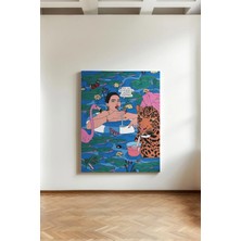 Kanvaspera Relax Nothing Is Under Control - Kanvas Tablo - Çağdaş Pop Art, Tropik ve Rengarenk Duvar Dekorasyonu