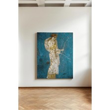 Kanvaspera Pompeii Artemis Figürü - Kanvas Tablo - Antik Çağ Ruhlu Nostaljik Duvar Dekorasyonu