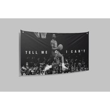 Kanvaspera Kobe Bryant - Tell Me I Can't Basketbol Kompozisyon – Duvar Örtüsü – Ilham Spor Dekorasyonu