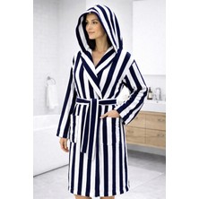 Emillie %100 Pamuk Ipliği Boyalı Ihracat Fazlası Unisex Bornoz - Yüksek Kalite