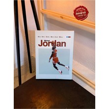 Kanvaspera Michael Jordan 23 Pozisyonu - Kanvas Tablo - Basketbol Yıldızı Siyah Beyaz Duvar Dekorasyonu