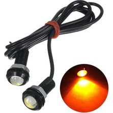 MidasTech Kartal Gözü Ayna Altı LED Gündüz Ledi Turuncu Nemere