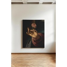 Kanvaspera Gül Uzanmış El - Kanvas Tablo