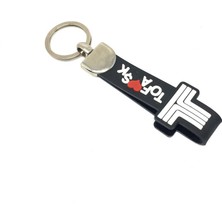 MidasTech Tofaş Silikon Oto Anahtarlık Siyah Nemere