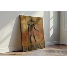Kanvaspera Eski Mısır Anubis Tanrısı - Kanvas Tablo