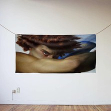 Kanvaspera Şeytan Lucifer - Vinil Duvar Örtüsü