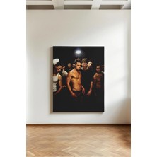 Kanvaspera Tyler Durden Simgesel - Kanvas Tablo - Brad Pitt Film Sanatı Duvar Dekorasyonu