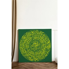 Kanvaspera Nazar Duası - Kanvas Tablo - Islami Kaligrafi, Koruyucu Ayet Temalı Duvar Dekorasyonu