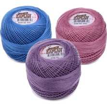 MidasTech 3 Adet Kaplan Etamin ve Kanaviçe Ipi 8 No Kod/renk: 820 - 3352 - Munzur Çiçeği - Ryl Nemere