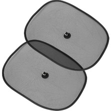 MidasTech Yan Cam Vantuzlu Oto Güneşlik Perde 44X37CM 2'li Nemere