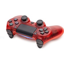 Ps4 Gamepad Transparent Kırmızı HD323E Midastech