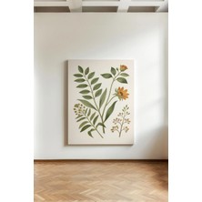 Kanvaspera Bitki Yaprak Çiçek Yalın - Kanvas Tablo