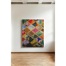 Kanvaspera Osmanlı Etnik Motifleri - Kanvas Tablo - Geleneksel ve Güncel Uyumlu Duvar Dekorasyonu