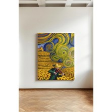 Kanvaspera Van Gogh Ayçiçeği Tarlası - Kanvas Tablo - Ekspresyonist, Estetik ve Canlı Temalı Duvar Dekoru