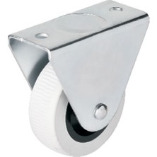 Hts 105 - 50 mm Sabit Gri Pvc Teker 4 Adet Midastech