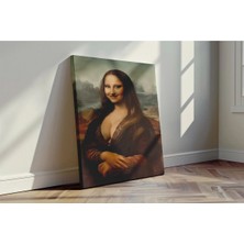 Kanvaspera Mona Lisa Taklidi - Kanvas Tablo
