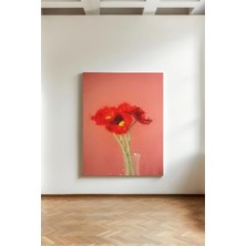 Kanvaspera Nemli Çiçek - Kanvas Tablo