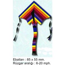 Feilong Kite 8008A Diamond KITE-85X55 cm Taffeta Nylon-Fibrglas