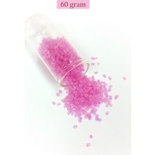 MidasTech Kesme Cam Boncuk 2mm - 60 Gram - Şeffaf Mat Pembe - BNC377 Nemere