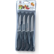 Güzelyüz Avm 12 Adet Meyve ve Sebze Bıçağı Siyah