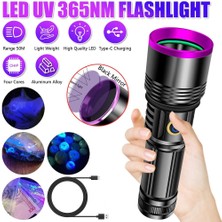 F.b.ı F-365 Uv 20W Şarjlı 26650 Pilli Profesyonel El Feneri Midastech