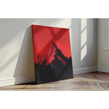 Kanvaspera Kızıl Dağ - Kanvas Tablo