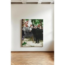 Kanvaspera Atatürk Alfabe Devrimi Hatırası - Kanvas Tablo - Renkli, Eğitim ve Cumhuriyet Temalı Duvar Dekorasyonu