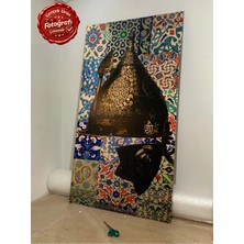 Kanvaspera Osmanlı Sultanı Miğferi - Kanvas Tablo - Tarihsel Ulusal Kültür Temalı Estetik Duvar Dekorasyonu