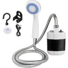 Taşınabilir Şarjlı Seyyar Duş Seti Pompa - Hortum - Duş Başlığı Midastech