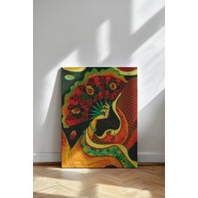 Kanvaspera Süs Yelpazesi - Kanvas Tablo