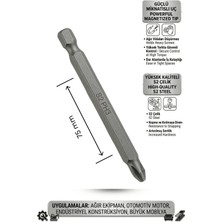 Vandor Bits Uç Matkap Ucu Tornavida Ucu Vidalama Ucu S2 Yüksek Kalite Çelik Sph3 75 - 637962027730