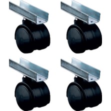 Küçük Plastik Uzun Sunta - 40 mm - 18MM HKS104 - 4 Adet Midastech