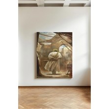 Kanvaspera Hz. Ali - Kanvas Tablo - Zülfikar ve Arslan Motifli, Manevi Duvar Dekorasyonu, Islam Sanatı, Güncel Tuval